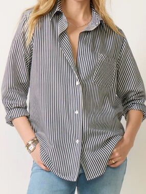 NWT ZSupply Allie Striped Button Up Shirt